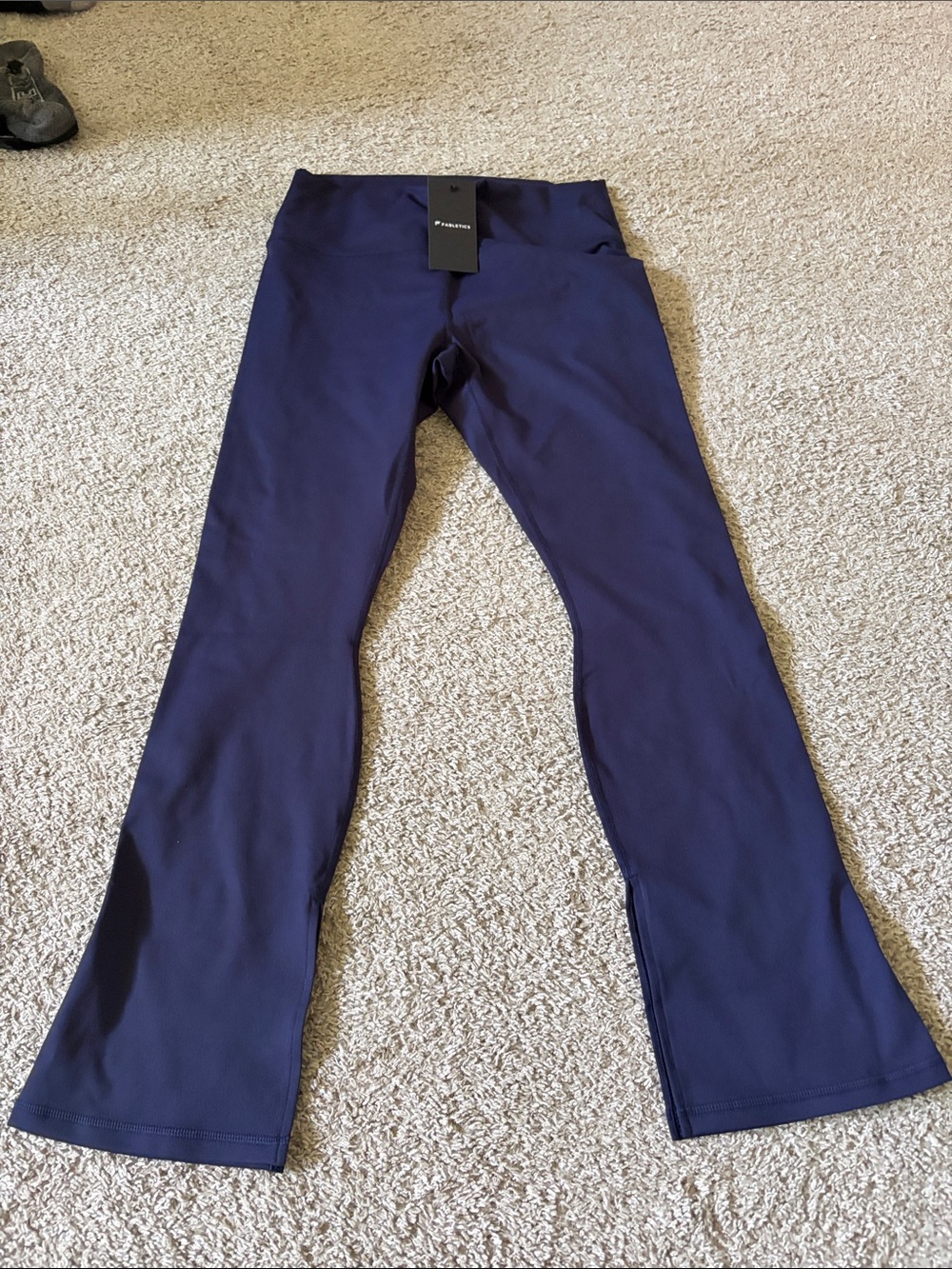 Women’s High-Rise Flared Leg Active Pants — Navy